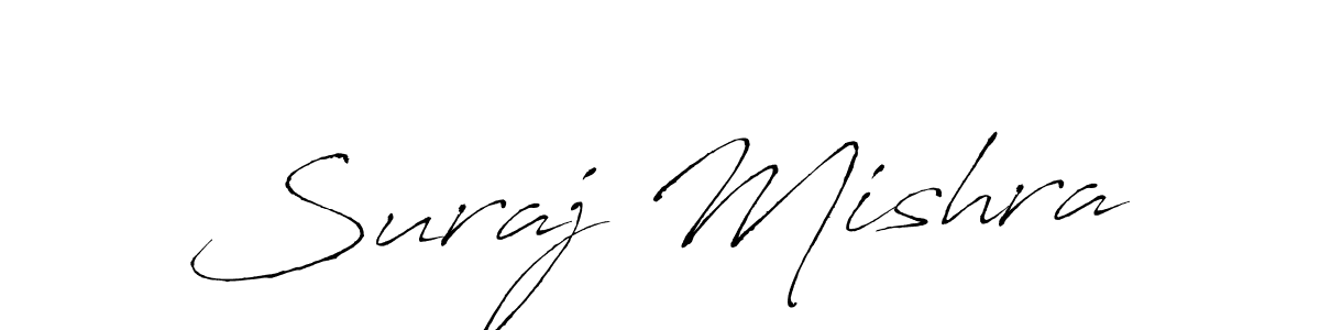 How to make Suraj Mishra signature? Antro_Vectra is a professional autograph style. Create handwritten signature for Suraj Mishra name. Suraj Mishra signature style 6 images and pictures png