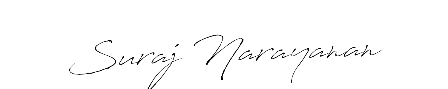 You should practise on your own different ways (Antro_Vectra) to write your name (Suraj Narayanan) in signature. don't let someone else do it for you. Suraj Narayanan signature style 6 images and pictures png