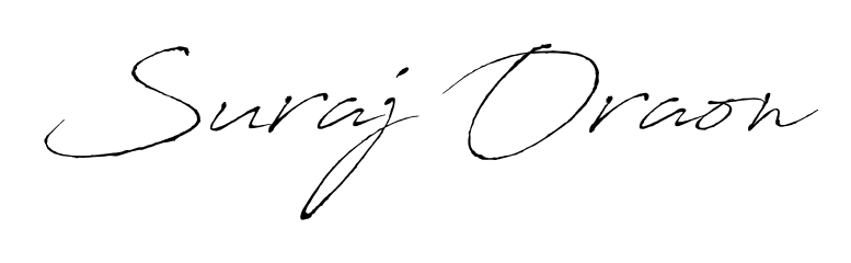 Quickly download Suraj Oraon name signature in high-resolution PNG using Antro_Vectra style. Ready to insert into PDFs and online applications. Suraj Oraon signature style 6 images and pictures png