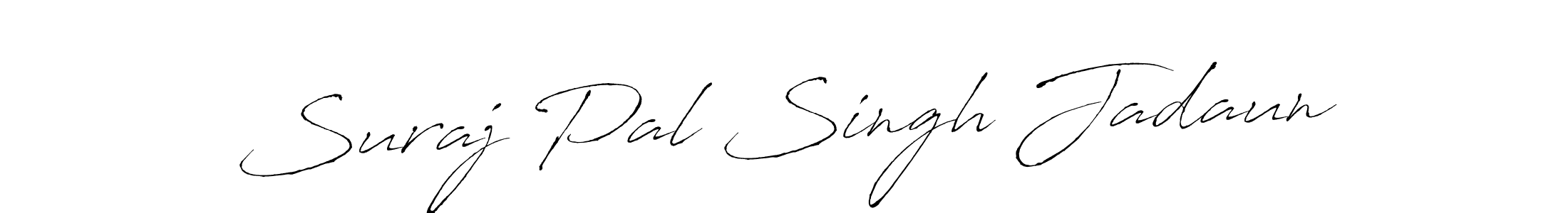 Suraj Pal Singh Jadaun stylish signature style. Best Handwritten Sign (Antro_Vectra) for my name. Handwritten Signature Collection Ideas for my name Suraj Pal Singh Jadaun. Suraj Pal Singh Jadaun signature style 6 images and pictures png