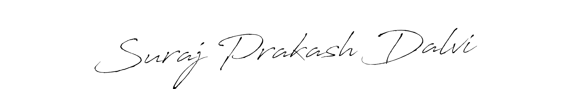 Antro_Vectra is a professional signature style that is perfect for those who want to add a touch of class to their signature. It is also a great choice for those who want to make their signature more unique. Get Suraj Prakash Dalvi name to fancy signature for free. Suraj Prakash Dalvi signature style 6 images and pictures png