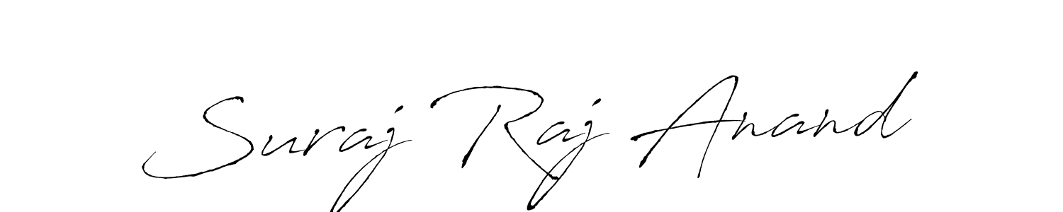 Suraj Raj Anand stylish signature style. Best Handwritten Sign (Antro_Vectra) for my name. Handwritten Signature Collection Ideas for my name Suraj Raj Anand. Suraj Raj Anand signature style 6 images and pictures png