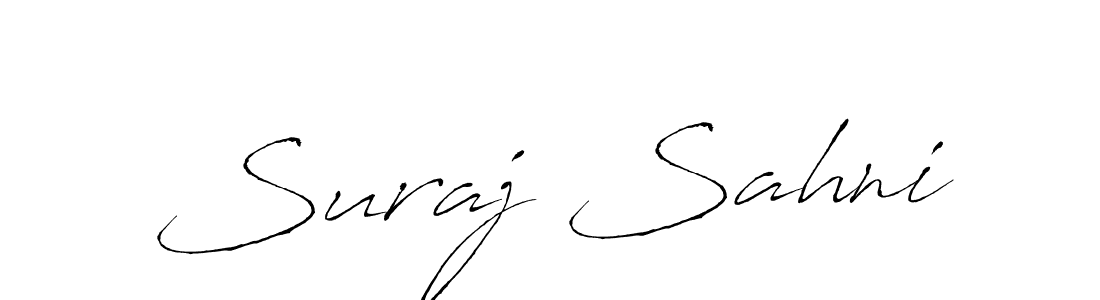 You should practise on your own different ways (Antro_Vectra) to write your name (Suraj Sahni) in signature. don't let someone else do it for you. Suraj Sahni signature style 6 images and pictures png