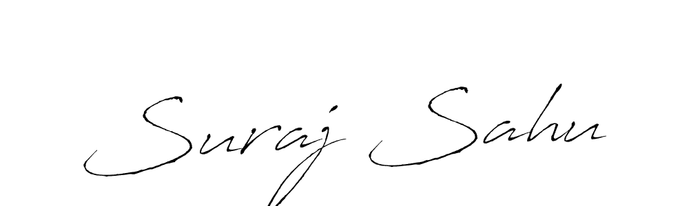 Design your own signature with our free online signature maker. With this signature software, you can create a handwritten (Antro_Vectra) signature for name Suraj Sahu. Suraj Sahu signature style 6 images and pictures png