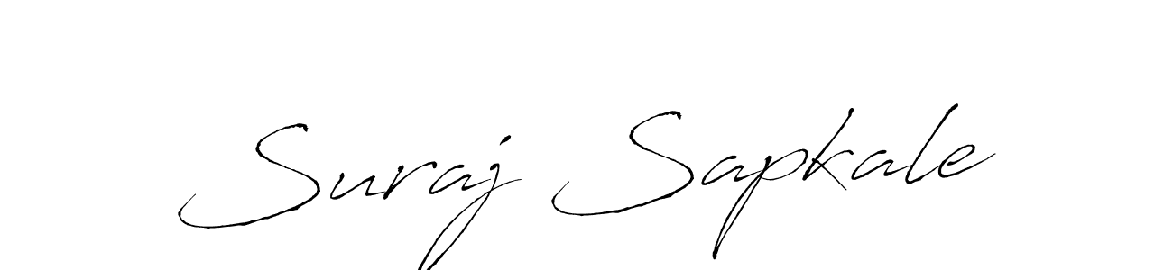 Create a beautiful signature design for name Suraj Sapkale. With this signature (Antro_Vectra) fonts, you can make a handwritten signature for free. Suraj Sapkale signature style 6 images and pictures png