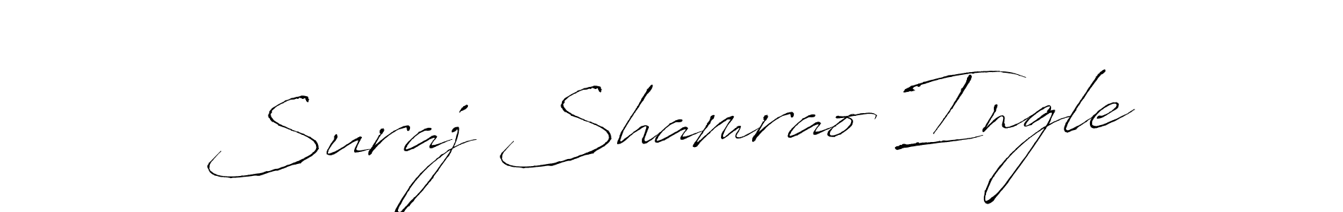 Create a beautiful signature design for name Suraj Shamrao Ingle. With this signature (Antro_Vectra) fonts, you can make a handwritten signature for free. Suraj Shamrao Ingle signature style 6 images and pictures png