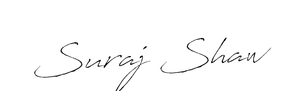 Use a signature maker to create a handwritten signature online. With this signature software, you can design (Antro_Vectra) your own signature for name Suraj Shaw. Suraj Shaw signature style 6 images and pictures png