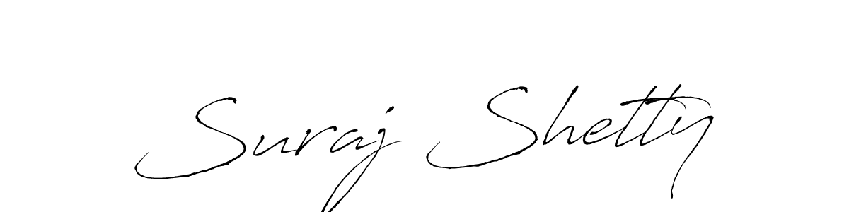 Make a beautiful signature design for name Suraj Shetty. With this signature (Antro_Vectra) style, you can create a handwritten signature for free. Suraj Shetty signature style 6 images and pictures png