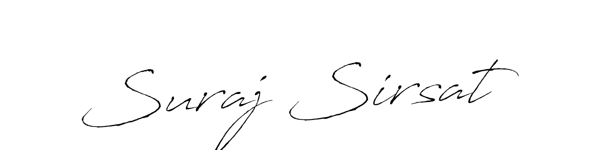 Once you've used our free online signature maker to create your best signature Antro_Vectra style, it's time to enjoy all of the benefits that Suraj Sirsat name signing documents. Suraj Sirsat signature style 6 images and pictures png