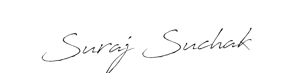 Once you've used our free online signature maker to create your best signature Antro_Vectra style, it's time to enjoy all of the benefits that Suraj Suchak name signing documents. Suraj Suchak signature style 6 images and pictures png