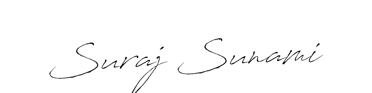 The best way (Antro_Vectra) to make a short signature is to pick only two or three words in your name. The name Suraj Sunami include a total of six letters. For converting this name. Suraj Sunami signature style 6 images and pictures png