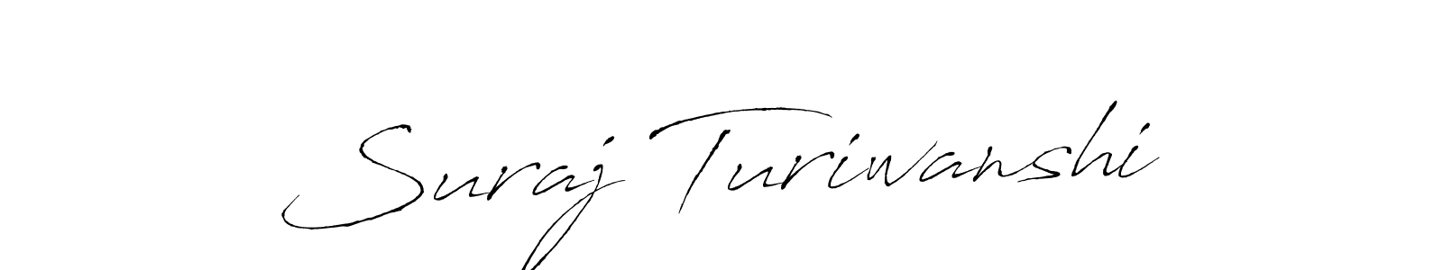 The best way (Antro_Vectra) to make a short signature is to pick only two or three words in your name. The name Suraj Turiwanshi include a total of six letters. For converting this name. Suraj Turiwanshi signature style 6 images and pictures png