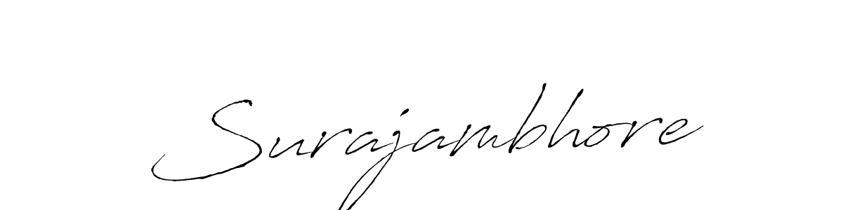 It looks lik you need a new signature style for name Surajambhore. Design unique handwritten (Antro_Vectra) signature with our free signature maker in just a few clicks. Surajambhore signature style 6 images and pictures png