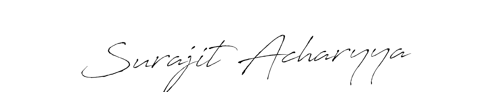 Also we have Surajit Acharyya name is the best signature style. Create professional handwritten signature collection using Antro_Vectra autograph style. Surajit Acharyya signature style 6 images and pictures png