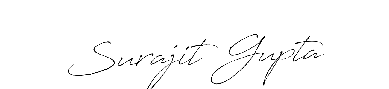 Also we have Surajit Gupta name is the best signature style. Create professional handwritten signature collection using Antro_Vectra autograph style. Surajit Gupta signature style 6 images and pictures png