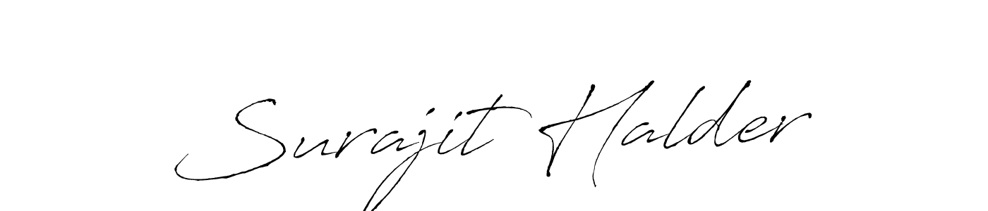 Surajit Halder stylish signature style. Best Handwritten Sign (Antro_Vectra) for my name. Handwritten Signature Collection Ideas for my name Surajit Halder. Surajit Halder signature style 6 images and pictures png