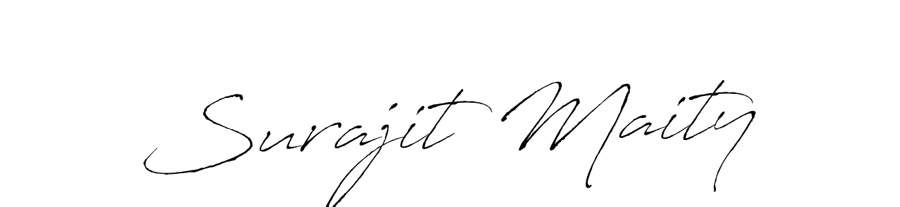 Design your own signature with our free online signature maker. With this signature software, you can create a handwritten (Antro_Vectra) signature for name Surajit Maity. Surajit Maity signature style 6 images and pictures png