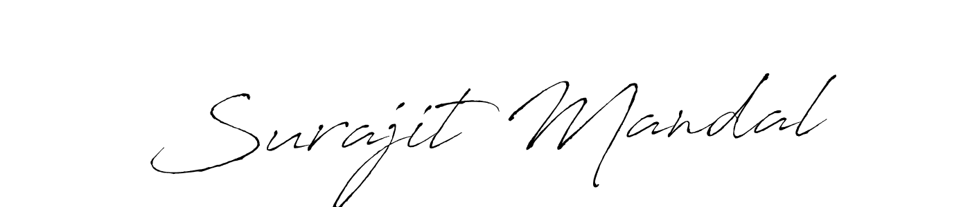 Make a beautiful signature design for name Surajit Mandal. Use this online signature maker to create a handwritten signature for free. Surajit Mandal signature style 6 images and pictures png