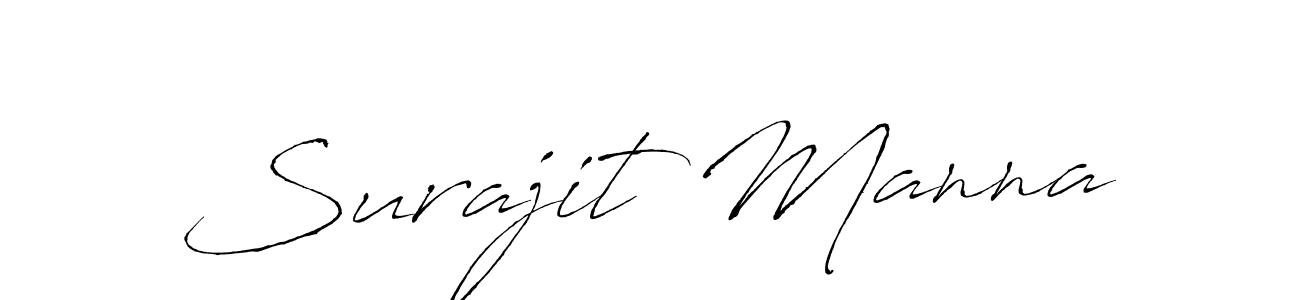 How to make Surajit Manna name signature. Use Antro_Vectra style for creating short signs online. This is the latest handwritten sign. Surajit Manna signature style 6 images and pictures png
