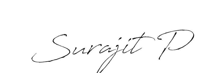 Make a beautiful signature design for name Surajit P. Use this online signature maker to create a handwritten signature for free. Surajit P signature style 6 images and pictures png