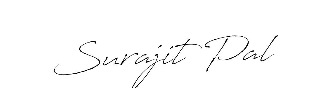 Create a beautiful signature design for name Surajit Pal. With this signature (Antro_Vectra) fonts, you can make a handwritten signature for free. Surajit Pal signature style 6 images and pictures png