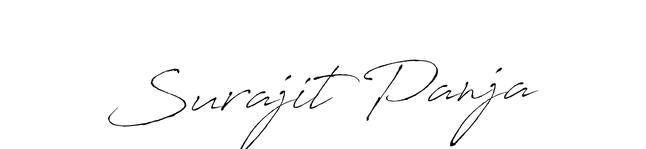 Also we have Surajit Panja name is the best signature style. Create professional handwritten signature collection using Antro_Vectra autograph style. Surajit Panja signature style 6 images and pictures png