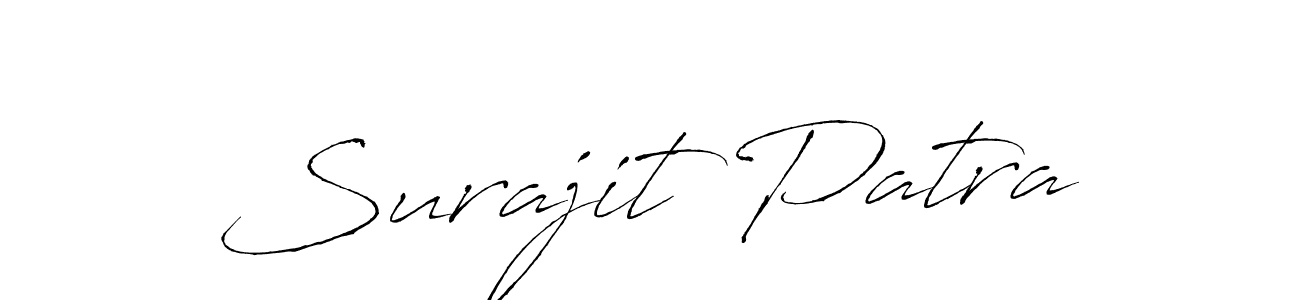 Surajit Patra stylish signature style. Best Handwritten Sign (Antro_Vectra) for my name. Handwritten Signature Collection Ideas for my name Surajit Patra. Surajit Patra signature style 6 images and pictures png