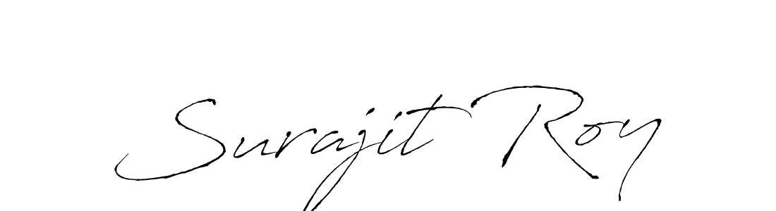 Create a beautiful signature design for name Surajit Roy. With this signature (Antro_Vectra) fonts, you can make a handwritten signature for free. Surajit Roy signature style 6 images and pictures png