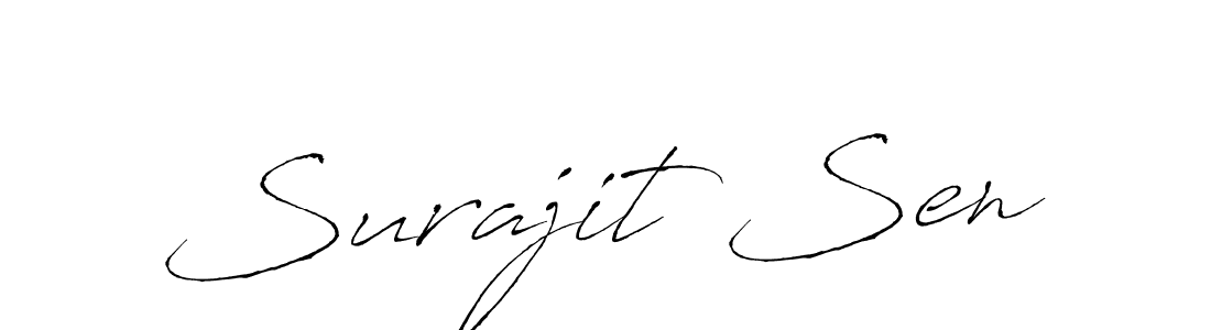 It looks lik you need a new signature style for name Surajit Sen. Design unique handwritten (Antro_Vectra) signature with our free signature maker in just a few clicks. Surajit Sen signature style 6 images and pictures png