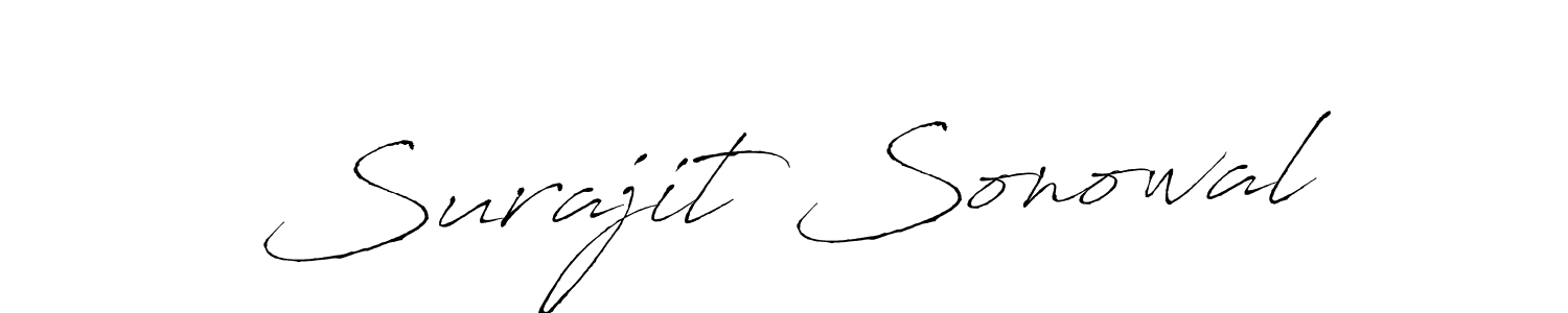 Make a short Surajit Sonowal signature style. Manage your documents anywhere anytime using Antro_Vectra. Create and add eSignatures, submit forms, share and send files easily. Surajit Sonowal signature style 6 images and pictures png