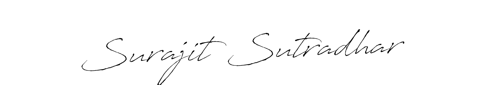 It looks lik you need a new signature style for name Surajit Sutradhar. Design unique handwritten (Antro_Vectra) signature with our free signature maker in just a few clicks. Surajit Sutradhar signature style 6 images and pictures png