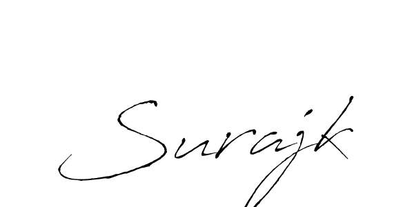Make a beautiful signature design for name Surajk. Use this online signature maker to create a handwritten signature for free. Surajk signature style 6 images and pictures png