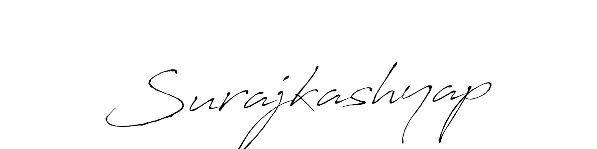 How to make Surajkashyap signature? Antro_Vectra is a professional autograph style. Create handwritten signature for Surajkashyap name. Surajkashyap signature style 6 images and pictures png