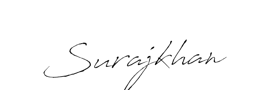 You should practise on your own different ways (Antro_Vectra) to write your name (Surajkhan) in signature. don't let someone else do it for you. Surajkhan signature style 6 images and pictures png