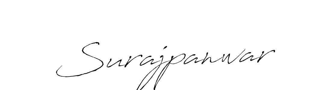 Design your own signature with our free online signature maker. With this signature software, you can create a handwritten (Antro_Vectra) signature for name Surajpanwar. Surajpanwar signature style 6 images and pictures png