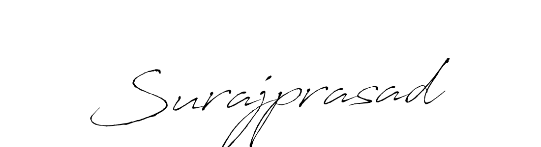 Use a signature maker to create a handwritten signature online. With this signature software, you can design (Antro_Vectra) your own signature for name Surajprasad. Surajprasad signature style 6 images and pictures png