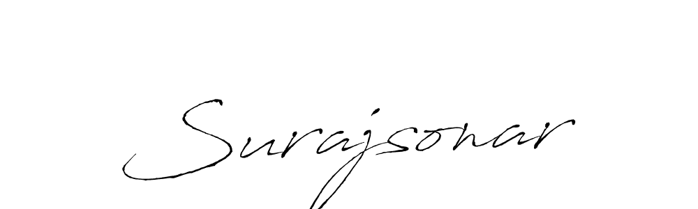 Similarly Antro_Vectra is the best handwritten signature design. Signature creator online .You can use it as an online autograph creator for name Surajsonar. Surajsonar signature style 6 images and pictures png