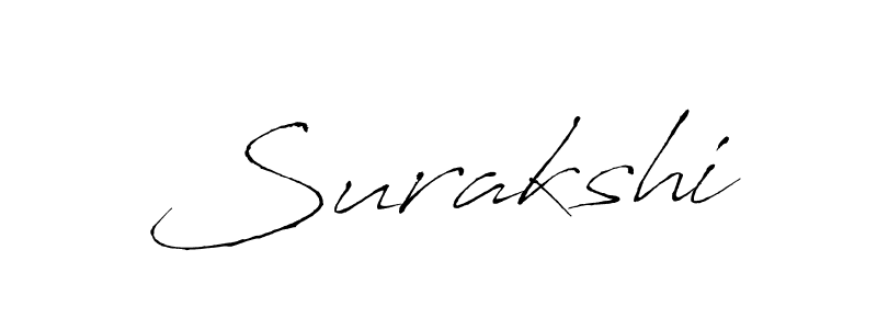 Make a beautiful signature design for name Surakshi. With this signature (Antro_Vectra) style, you can create a handwritten signature for free. Surakshi signature style 6 images and pictures png