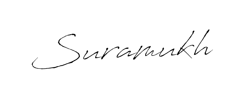 Create a beautiful signature design for name Suramukh. With this signature (Antro_Vectra) fonts, you can make a handwritten signature for free. Suramukh signature style 6 images and pictures png