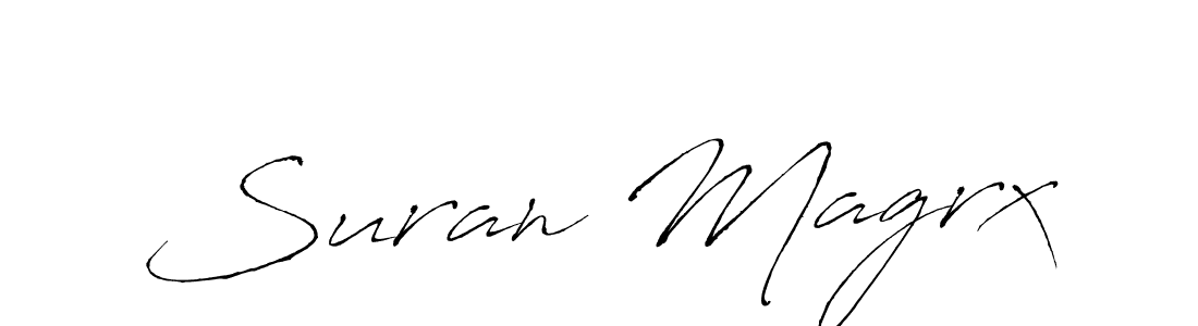 Similarly Antro_Vectra is the best handwritten signature design. Signature creator online .You can use it as an online autograph creator for name Suran Magrx. Suran Magrx signature style 6 images and pictures png