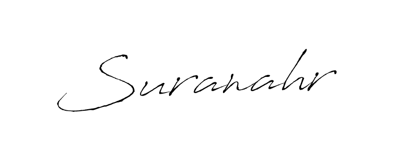 Suranahr stylish signature style. Best Handwritten Sign (Antro_Vectra) for my name. Handwritten Signature Collection Ideas for my name Suranahr. Suranahr signature style 6 images and pictures png