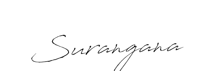 Make a beautiful signature design for name Surangana. Use this online signature maker to create a handwritten signature for free. Surangana signature style 6 images and pictures png