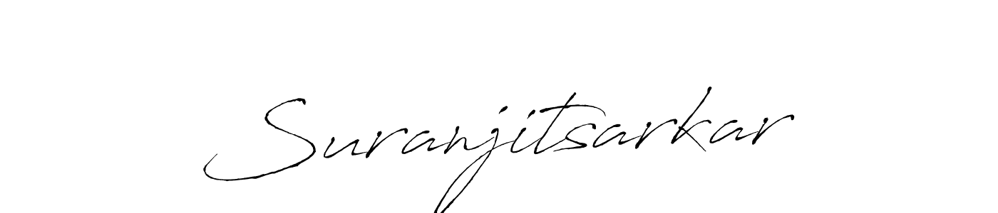 Create a beautiful signature design for name Suranjitsarkar. With this signature (Antro_Vectra) fonts, you can make a handwritten signature for free. Suranjitsarkar signature style 6 images and pictures png