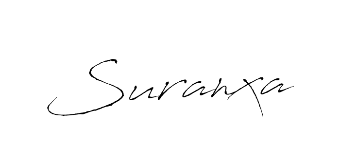 Make a beautiful signature design for name Suranxa. With this signature (Antro_Vectra) style, you can create a handwritten signature for free. Suranxa signature style 6 images and pictures png