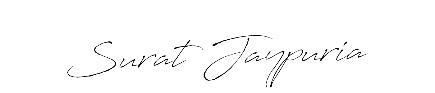 You should practise on your own different ways (Antro_Vectra) to write your name (Surat Jaypuria) in signature. don't let someone else do it for you. Surat Jaypuria signature style 6 images and pictures png