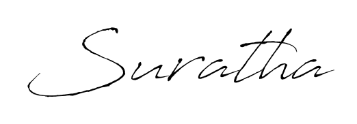 Create an unforgettable impression when signing with Suratha name styled in Antro_Vectra typography. 100% free online generator. Suratha signature style 6 images and pictures png