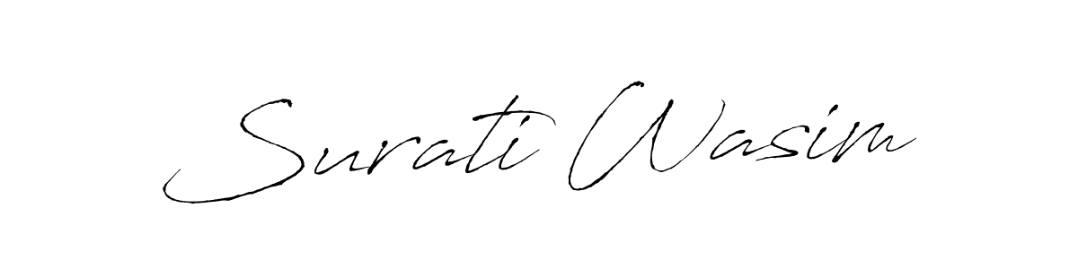 It looks lik you need a new signature style for name Surati Wasim. Design unique handwritten (Antro_Vectra) signature with our free signature maker in just a few clicks. Surati Wasim signature style 6 images and pictures png