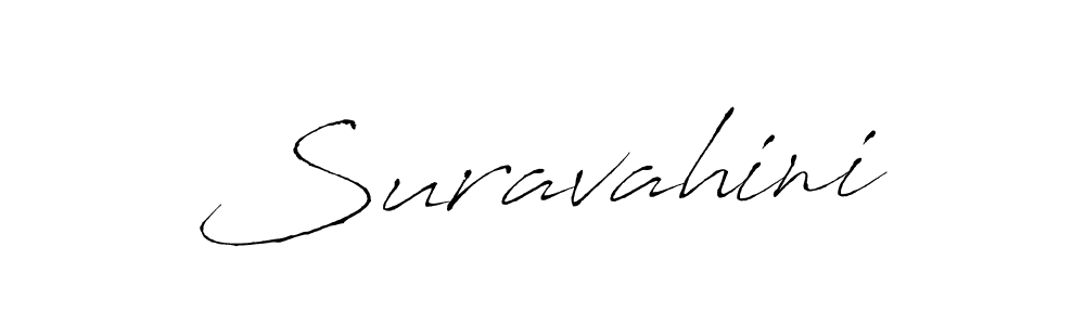 Use a signature maker to create a handwritten signature online. With this signature software, you can design (Antro_Vectra) your own signature for name Suravahini. Suravahini signature style 6 images and pictures png