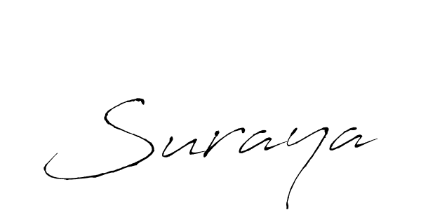 Design your own signature with our free online signature maker. With this signature software, you can create a handwritten (Antro_Vectra) signature for name Suraya. Suraya signature style 6 images and pictures png