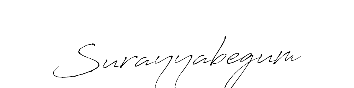 Also we have Surayyabegum name is the best signature style. Create professional handwritten signature collection using Antro_Vectra autograph style. Surayyabegum signature style 6 images and pictures png